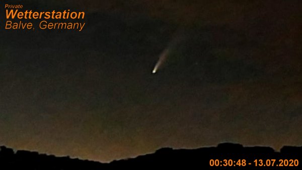 Komet C/2020 F3 auch von Balve aus zu sehen