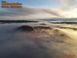 Sauerland im Nebel, Balve 14.11.2021